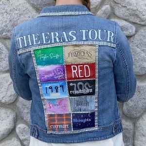 Custom Hand Painted Taylor Swift Eras Jacket